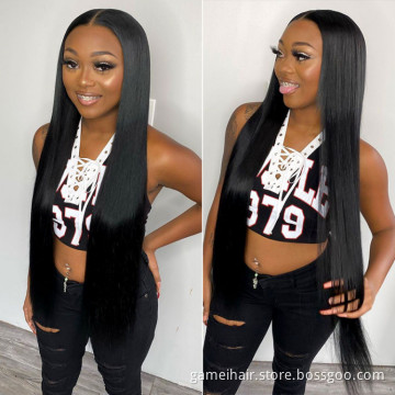 Wholesale Glueless Raw Peruvian Hair Hd Full Lace Front Wig Natural Human Hair Unprocessed Cheap Transparent Lace Frontal Wig